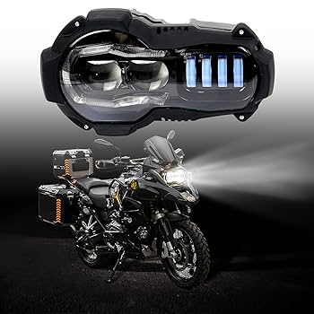 Amazon | CPOWACE LEDヘッドライトアセンブリ 1個 BMW R1200GS